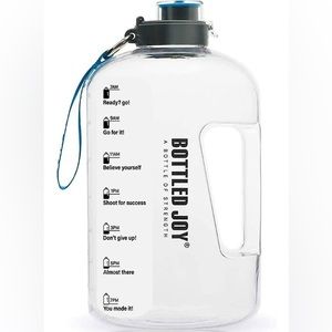 1 Gallon BPA-Free Plastic Water Bottles With times to drink,Food-Safe